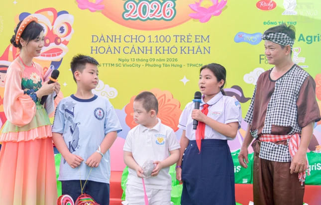 Em Trúc Như chia sẻ tại ngày hội “Trung thu mơ ước 2026”