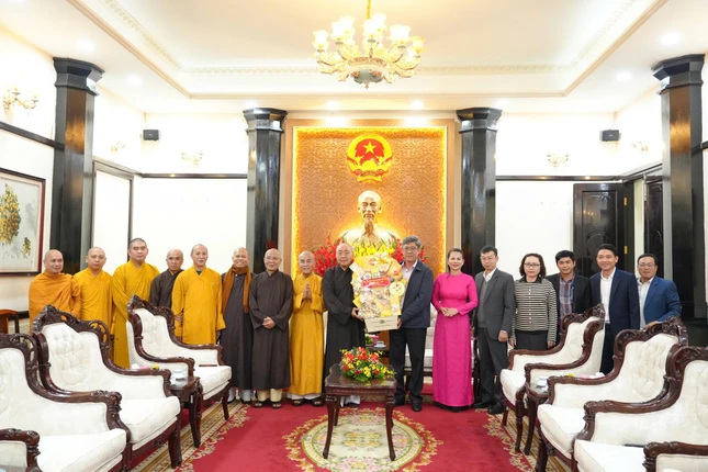 Tân Ban Trị sự Phật giáo tỉnh Lâm Đồng thăm, tri ân lãnh đạo tỉnh và các cơ quan chức năng sau đại hội