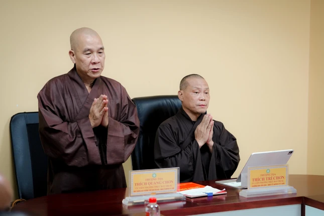 Thượng tọa Thích Quảng Chơn phát biểu khai mạc Thượng tọa Thích Quảng Chơn phát biểu khai mạc