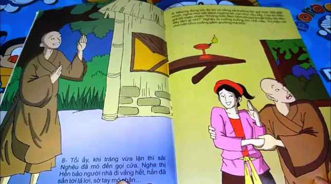 Trích một trong những truyện tranh "Nghêu Sò Ốc Hến" do NXB Mỹ Thuật cấp phép