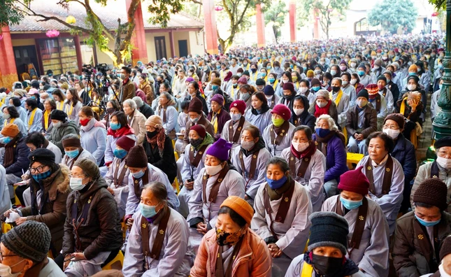 Đông đảo Phật tử tham dự