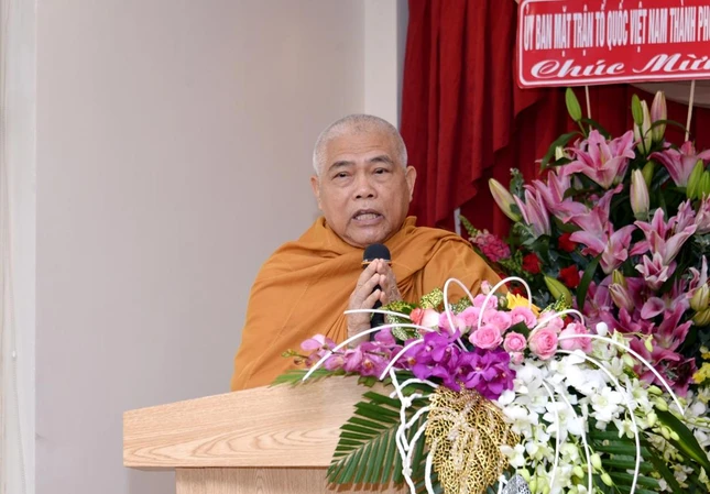 Hòa thượng Thích Giác Toàn phát biểu khai mạc Hòa thượng Thích Giác Toàn phát biểu khai mạc