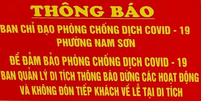 Thông báo của phường Nam Sơn
