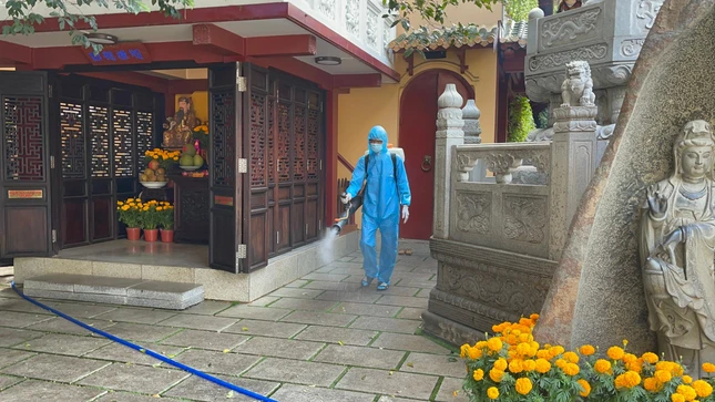 Tối 19-2 (mùng 8 tháng Giêng ÂL), tại chùa Viên Giác (193 Bùi Thị Xuân, phường 1 - quận Tân Bình, TP.HCM) tổ chức lễ kỳ an hội tập trung đông người Tối 19-2 (mùng 8 tháng Giêng ÂL), tại chùa Viên Giác (193 Bùi Thị Xuân, phường 1 - quận Tân Bình, TP.HCM) tổ chức lễ kỳ an hội tập trung đông người