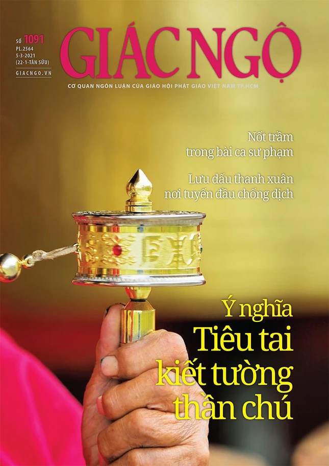 Bìa tuần báo Giác Ngộ số 1091