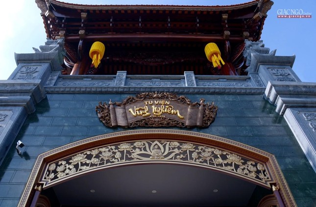 Tu viện Vĩnh Nghiêm xây dựng mới hoàn toàn - Ảnh: Bảo Toàn