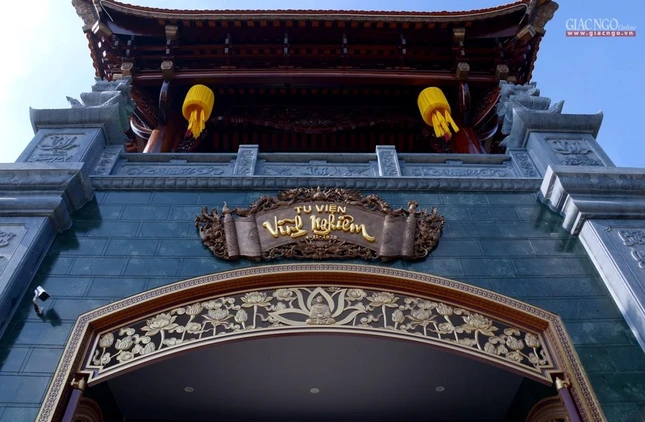 Tu viện Vĩnh Nghiêm xây dựng mới hoàn toàn - Ảnh: Bảo Toàn