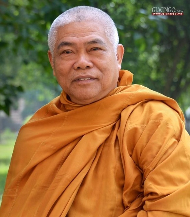 Hòa thượng Thích Giác Toàn, Trưởng ban Thường trực giáo phẩm Hệ phái Khất sĩ - Thành viên sáng lập GHPGVN (Ảnh: Bảo Toàn/BGN)