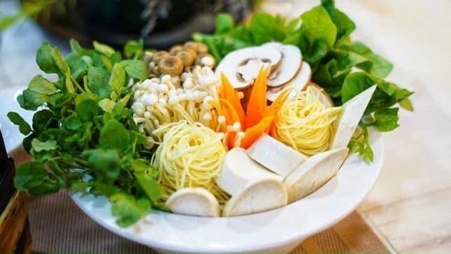 Thực phẩm chay chứa nhiều dinh dưỡng - Ảnh: Bông Súng