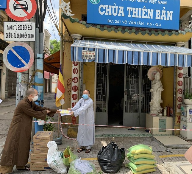 Cập nhật đến ngày 25-7, quận 3 có 6 tự viện trong các khu vực phong tỏa, cách ly