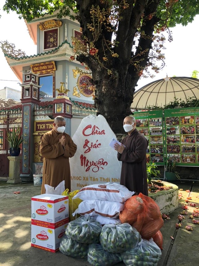 Tại chùa Giác Nguyên, Văn phòng Ban Trị sự GHPGVN huyện Hóc Môn