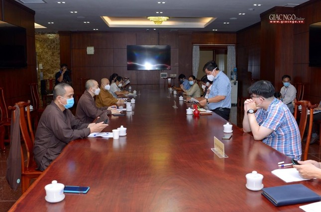 Buổi họp tại Việt Nam Quốc Tự chiều 4-8-2021 - Ảnh: Bảo Toàn