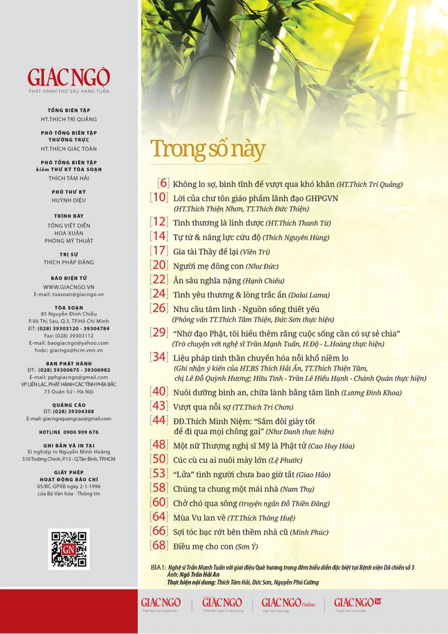 Nội dung của số Vu lan năm nay