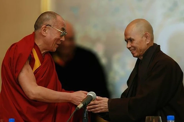Thiền sư Thích Nhất Hạnh và Đức Dalai Lama