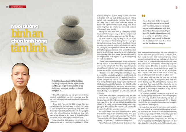 Thiết kế bài phỏng vấn trên giai phẩm Giác Ngộ Vu lan