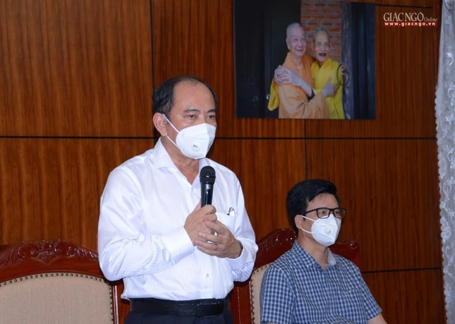 Ông Tăng Chí Thượng, Giám đốc Sở Y tế TP.HCM phát biểu