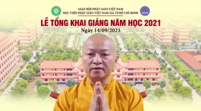 Thượng tọa Thích Nhật Từ giới thiệu về hệ thống tín chỉ đang đào tạo tại Học viện hiện nay