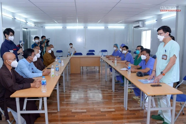 Tại Trung tâm Hồi sức tích cực người bệnh Covid-19 (H.Bình Chánh) trực thuộc Bệnh viện Hữu nghị Việt Đức