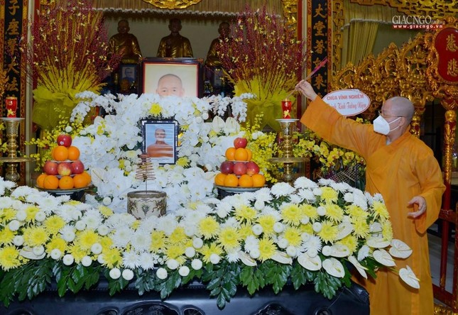 Hòa thượng Thích Minh Thanh vừa viên tịch sáng 29-9-2021 - Ảnh: Bảo Toàn