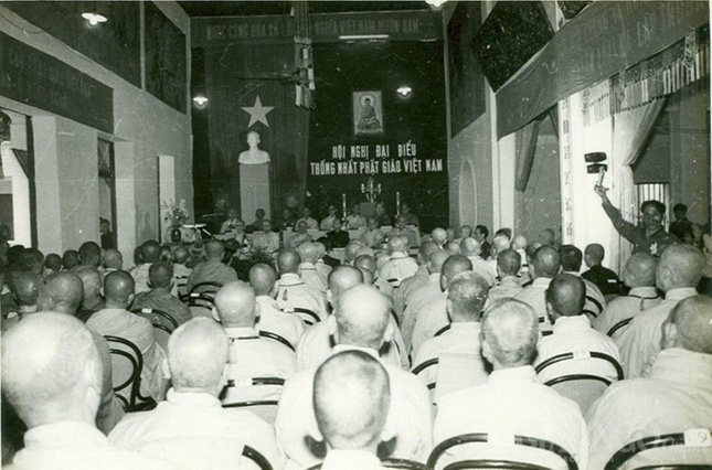 Hội nghị đại biểu thống nhất Phật giáo Việt Nam tại chùa Quán Sứ, Hà Nội - Ảnh tư liệu GN