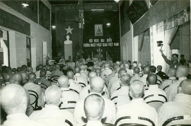 Hội nghị đại biểu thống nhất Phật giáo Việt Nam tại chùa Quán Sứ, Hà Nội - Ảnh tư liệu GN