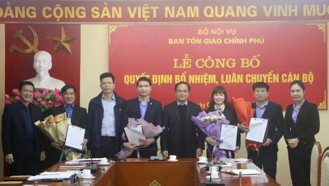 Một số vụ trưởng thuộc Ban Tôn giáo Chính phủ được luân chuyển - Thứ trưởng - Ảnh: btgcp.gov.org Một số vụ trưởng thuộc Ban Tôn giáo Chính phủ được luân chuyển - Thứ trưởng - Ảnh: btgcp.gov.org