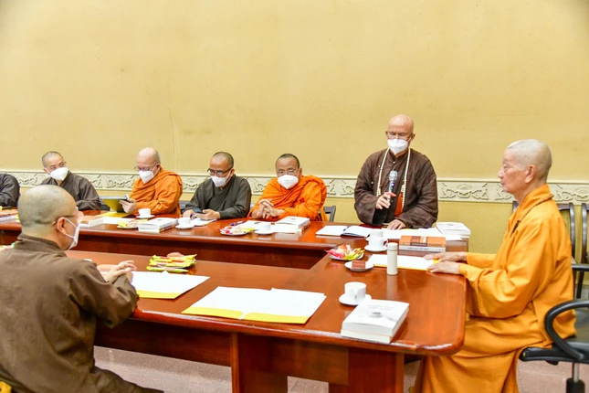 Phiên họp đầu tiên của Hội đồng Điều hành Học viện sau kỳ nghỉ Tết Nguyên đán