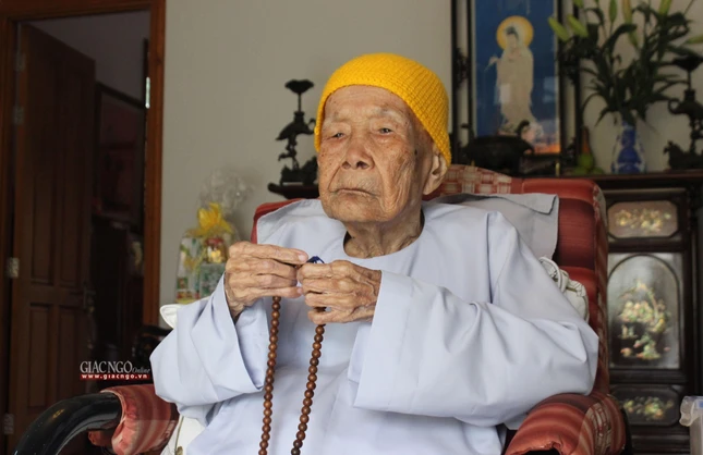 Bậc Trưởng lão Ni có nhiều đóng góp cho Phật giáo tỉnh Đồng Tháp, một đời 106 tuổi tinh tấn tu học theo con đường của người đệ tử Phật - Ảnh: Nhã An/BGN