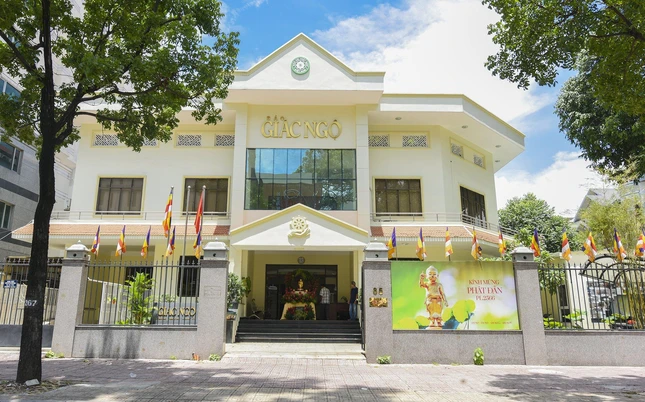 Trụ sở tòa soạn Báo Giác Ngộ tại số 85 Nguyễn Đình Chiểu, Q.3, TP.HCM - Ảnh: Quảng Đạo