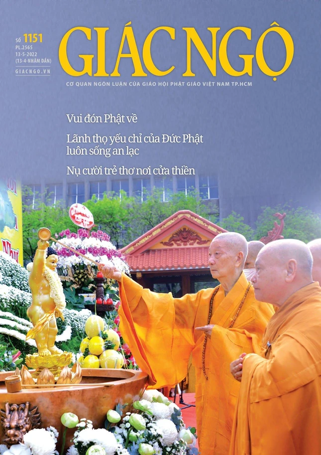 Bìa 1 Báo Giác Ngộ số 1151 - Mỹ thuật: Tống Viết Diễn