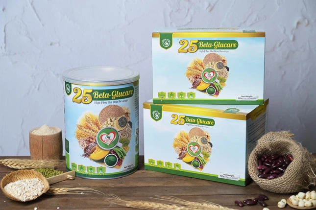 25 Beta Glucare nhập khẩu 100%, bổ sung bữa chay đủ chất cho người tiểu đường
