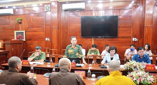 Đại diện các cơ quan chức năng của tỉnh phát biểu đóng góp ý kiến xây dựng - Ảnh: Báo Bình Phước