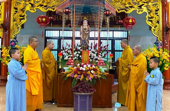 Linh vị được thờ tại đây để cầu nguyện cho đến ngày thỉnh về Việt Nam Quốc Tự trong Đại lễ chung của Giáo hội TP.HCM tổ chức