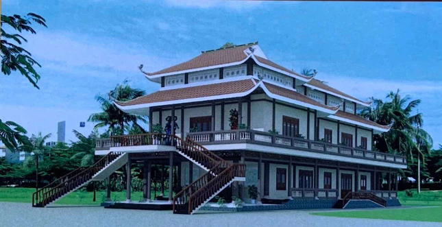 Phối cảnh chùa Dưỡng Chân Tuệ Uyển