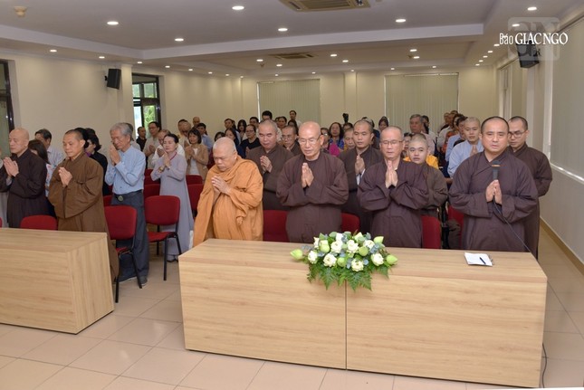 Buổi gặp mặt được tổ chức tại hội trường trụ sở tòa soạn Báo Giác Ngộ Buổi gặp mặt được tổ chức tại hội trường trụ sở tòa soạn Báo Giác Ngộ