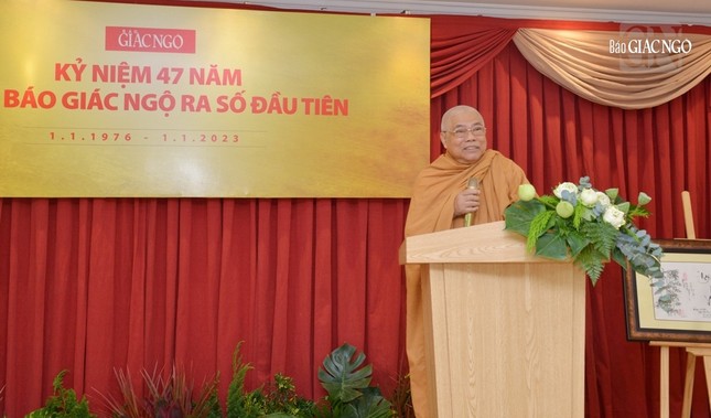 Hòa thượng Thích Giác Toàn phát biểu Hòa thượng Thích Giác Toàn phát biểu