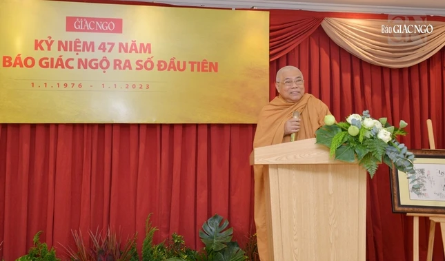 Hòa thượng Thích Giác Toàn phát biểu