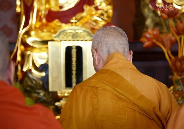 Trưởng lão Hòa thượng Thích Trí Quảng tri ân Hòa thượng bổn sư