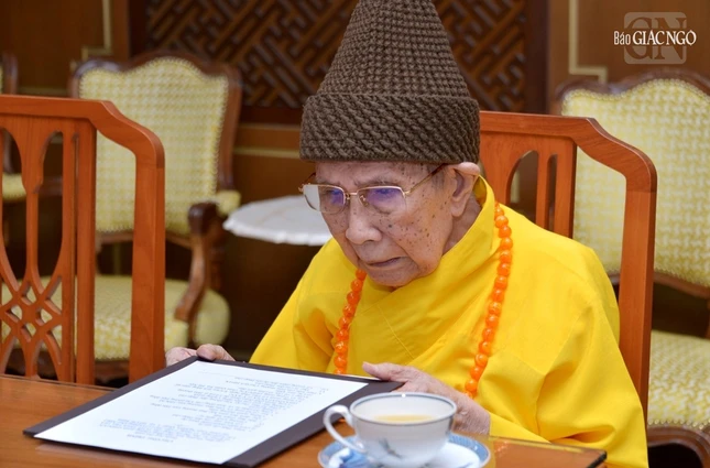 Trưởng lão Hòa thượng Thích Đức Nghiệp được Ban Thường trực Hội đồng Chứng minh cung cử đảm nhiệm Chủ tịch Giám luật thuộc Hội đồng Chứng minh nhiệm kỳ IX (2022-2027) Trưởng lão Hòa thượng Thích Đức Nghiệp được Ban Thường trực Hội đồng Chứng minh cung cử đảm nhiệm Chủ tịch Giám luật thuộc Hội đồng Chứng minh nhiệm kỳ IX (2022-2027)