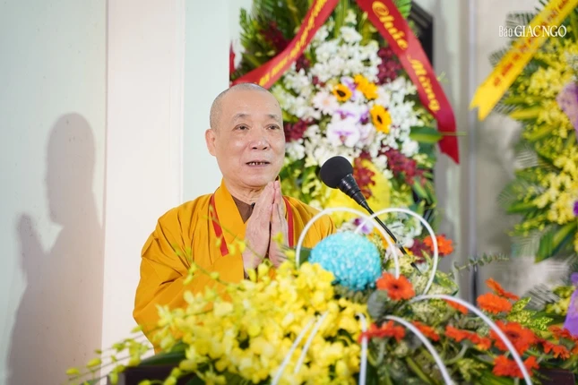 Hòa thượng Thích Bảo Nghiêm phát biểu khai mạc
