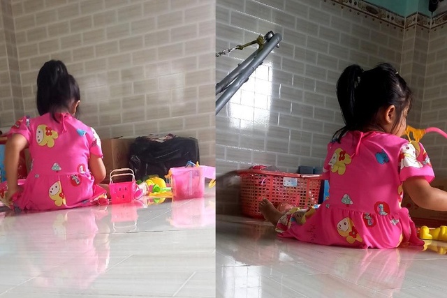 Bé H. được xuất viện trong niềm vui vô bờ của BS, gia đình - Ảnh: NVCC