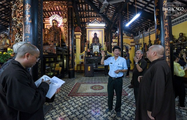 Đoàn khảo sát thực tế hiện trạng di tích