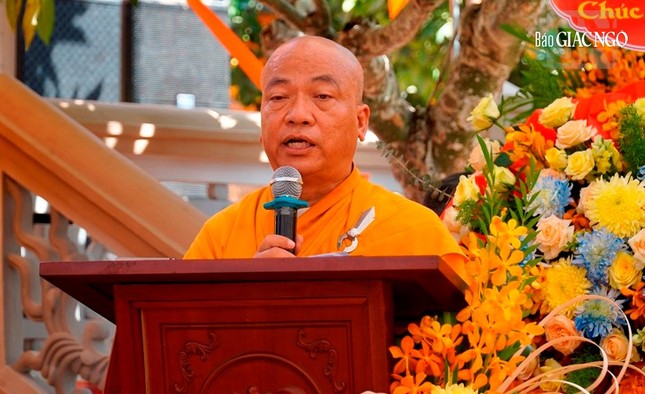 Thượng tọa Thích Minh Thanh trình bạch về quá trình trùng tu chùa Quảng Đức