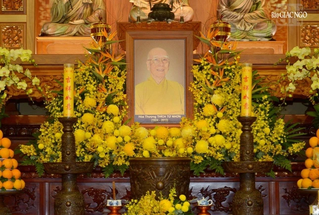 Chân dung cố Đại lão Hòa thượng Thích Từ Nhơn