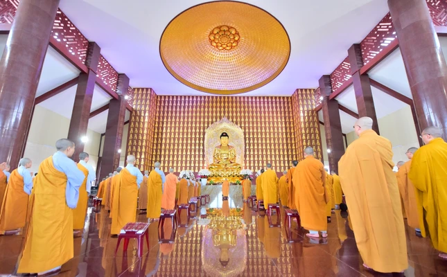 Toàn bộ công trình xây dựng các hạng mục cơ sở II Học viện Phật giáo VN tại TP.HCM do đích thân Đức Quyền Pháp chủ GHPGVN chứng minh, trực tiếp chỉ đạo và vận động kiến thiết, tôn tạo