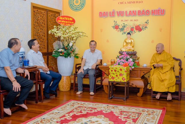 Tại chùa Minh Đạo - Q.3 - Ảnh: Đăng Huy