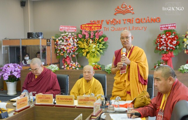 Lạt-ma Geshe Jangchub Choeden, Phó Chủ tịch ABCP phát biểu tại buổi khai mạc
