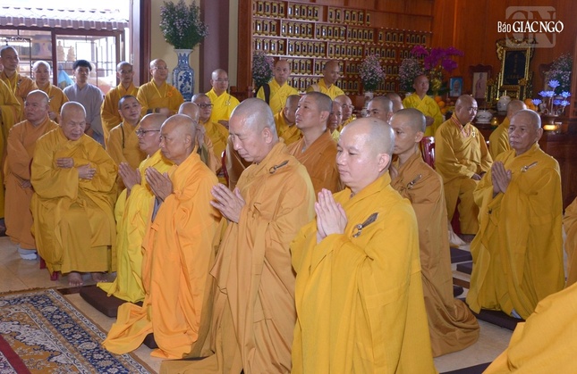 Môn đồ pháp quyến và pháp tử của cố Trưởng lão Thích Minh Cảnh