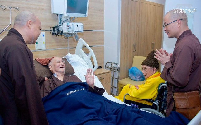 Trưởng lão Hòa thượng Thích Trí Tịnh đã hồi phục sau thời gian điều trị