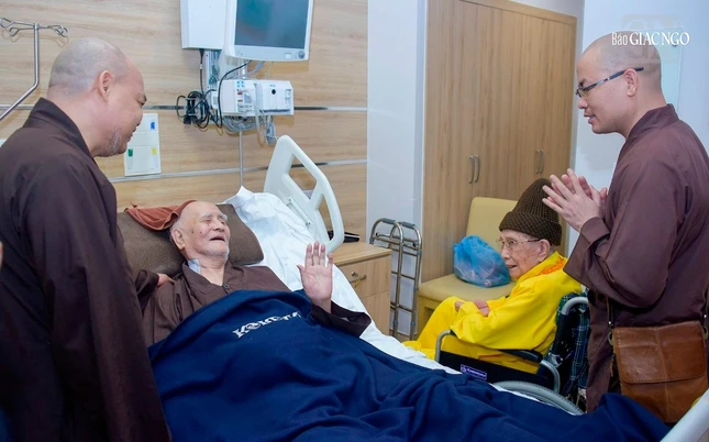 Trưởng lão Hòa thượng Thích Trí Tịnh đã hồi phục sau thời gian điều trị